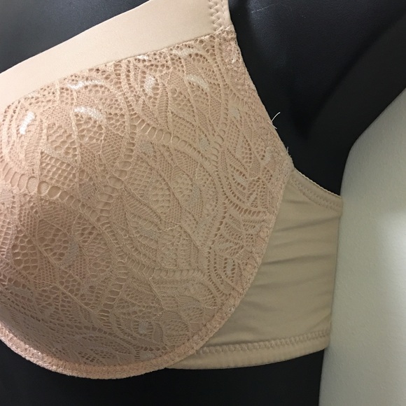 Adrienne Vittadini Bra 42D Beige EUC - Picture 3 of 8